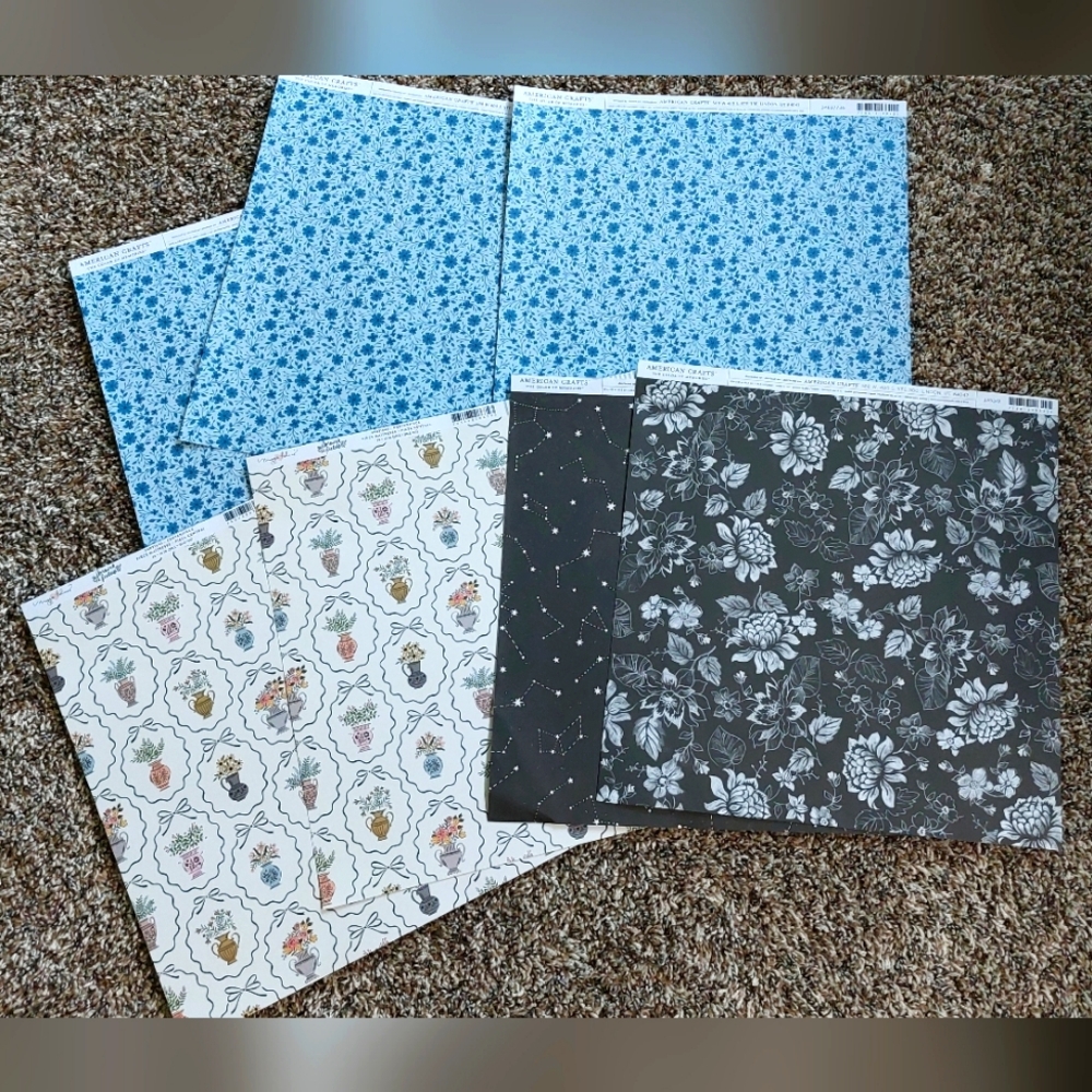 Lot Of Brand New Scrapbook Paper